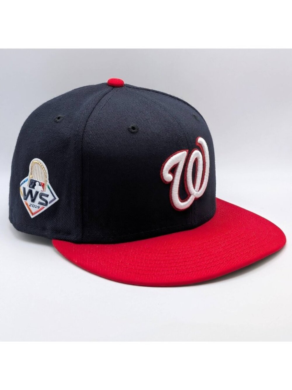 Washington Nationals New Era 59FIFTY MLB 2019 World Series Fitted Hat Sz 7 3/8